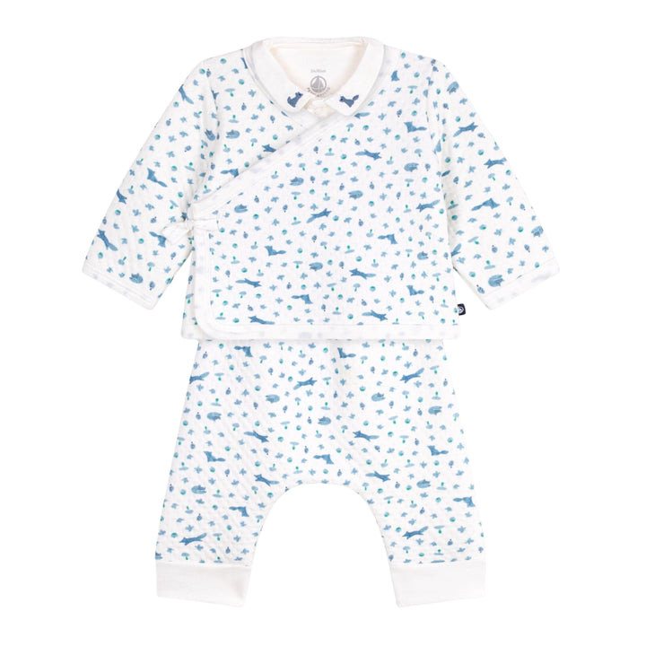 Petit Bateau Baby Boys Fox Pyjama Ensemble