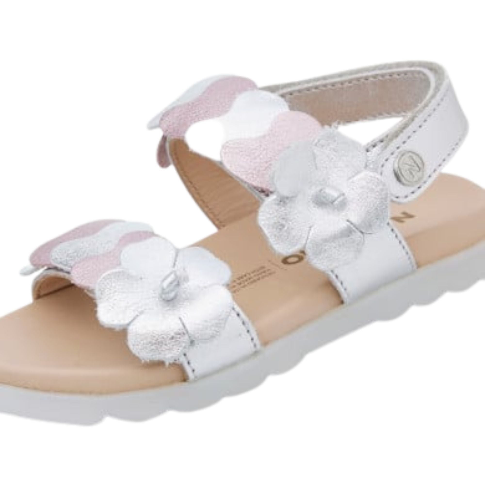 Naturino Elsa Silver Sandals
