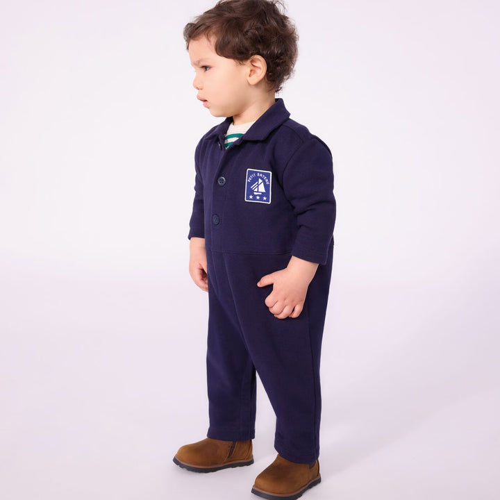 Petit Bateau Baby Boys Polo Romper