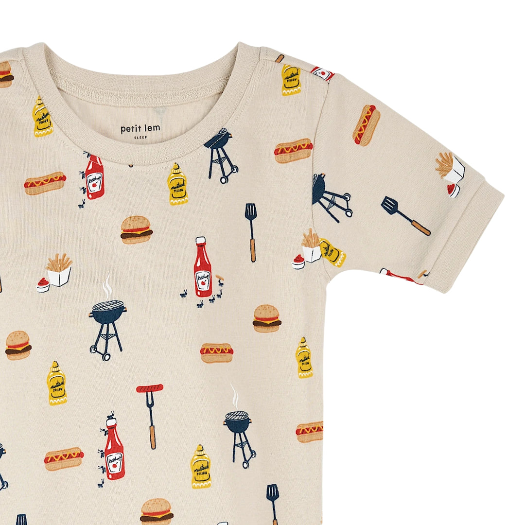 Petit Lem Summer BBQ PJ Set
