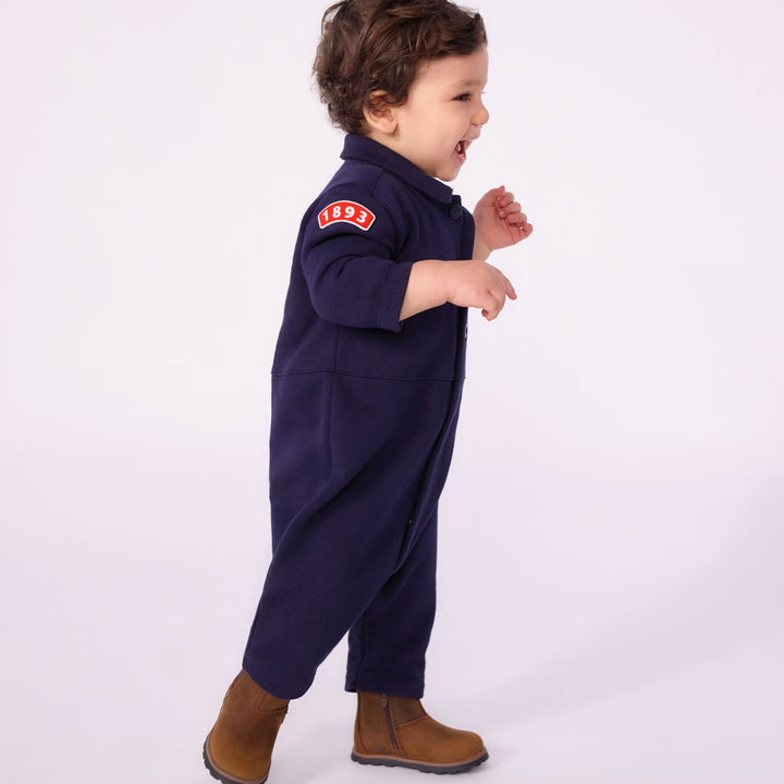 Petit Bateau Baby Boys Polo Romper