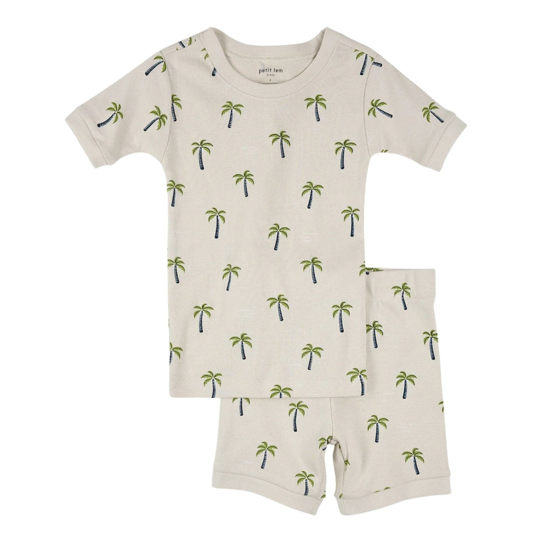 Petit Lem Palm Trees Summer Sleep Set