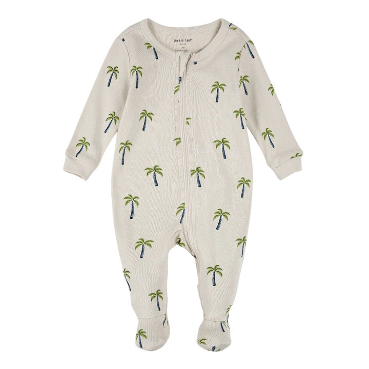 Petit Lem Baby Boys Palm Trees Sleeper