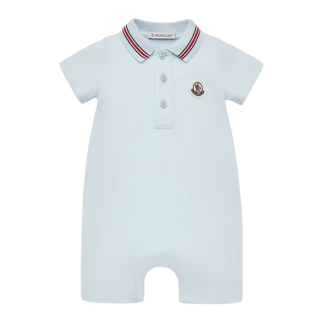 Moncler Baby Boys Light Blue Romper