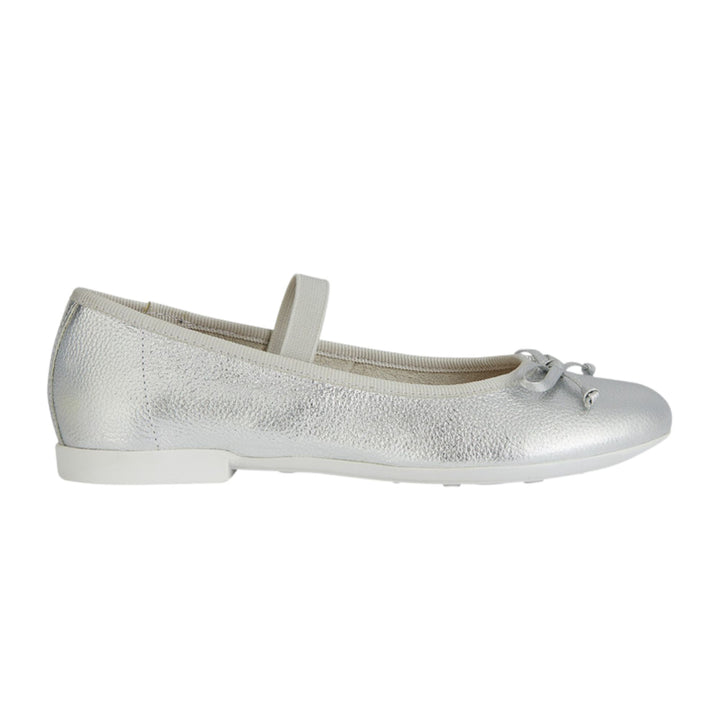 Geox Plie Silver Ballerinas