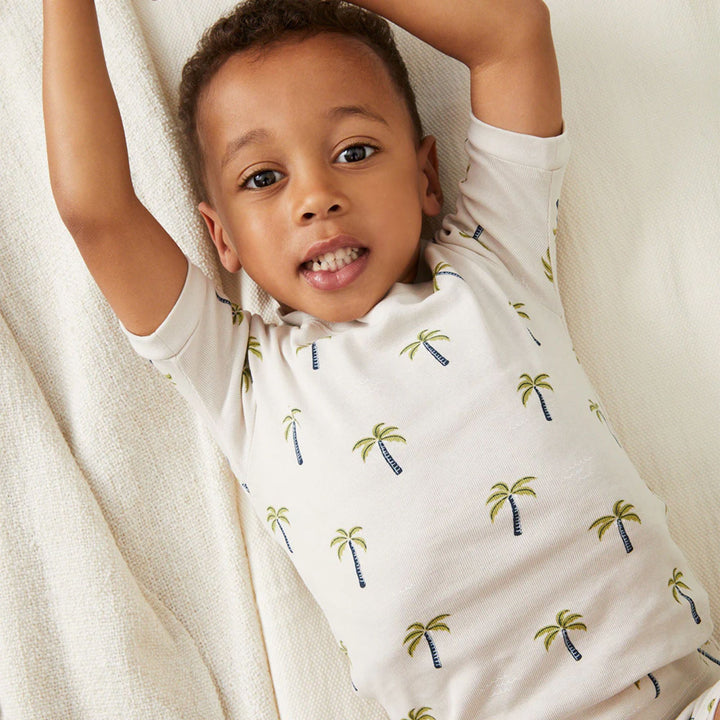 Petit Lem Palm Trees Summer Sleep Set