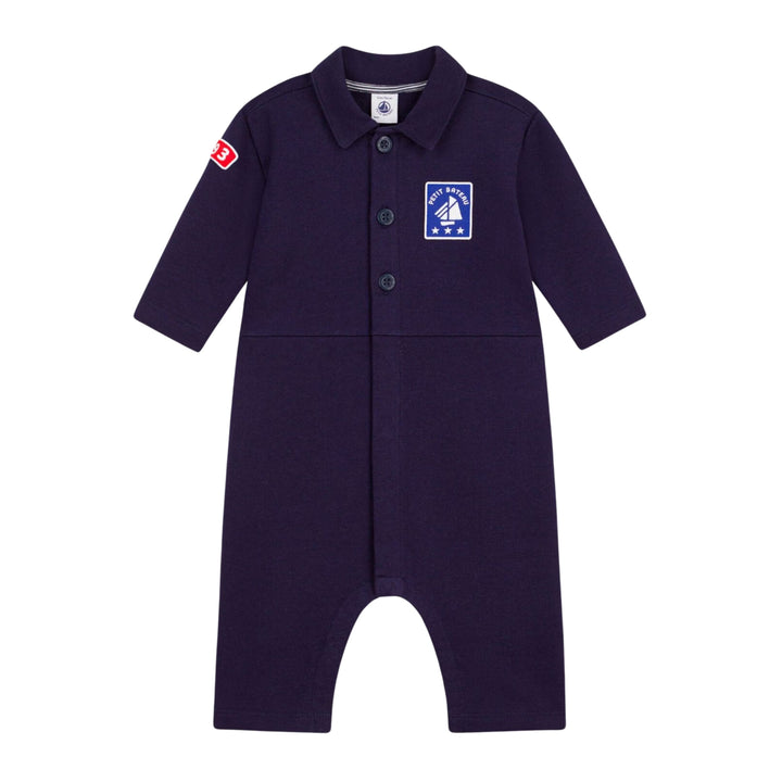 Petit Bateau Baby Boys Polo Romper