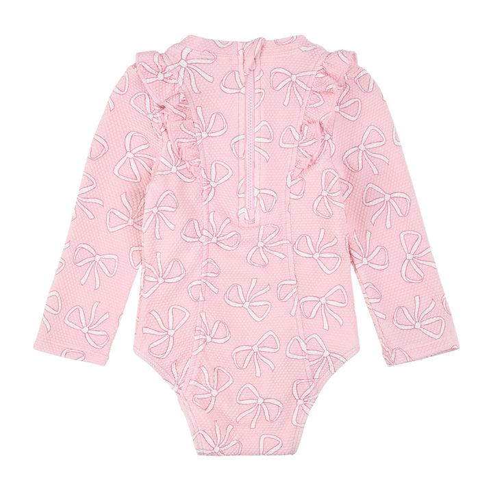 Petit Lem Bows Pink Swimsuit