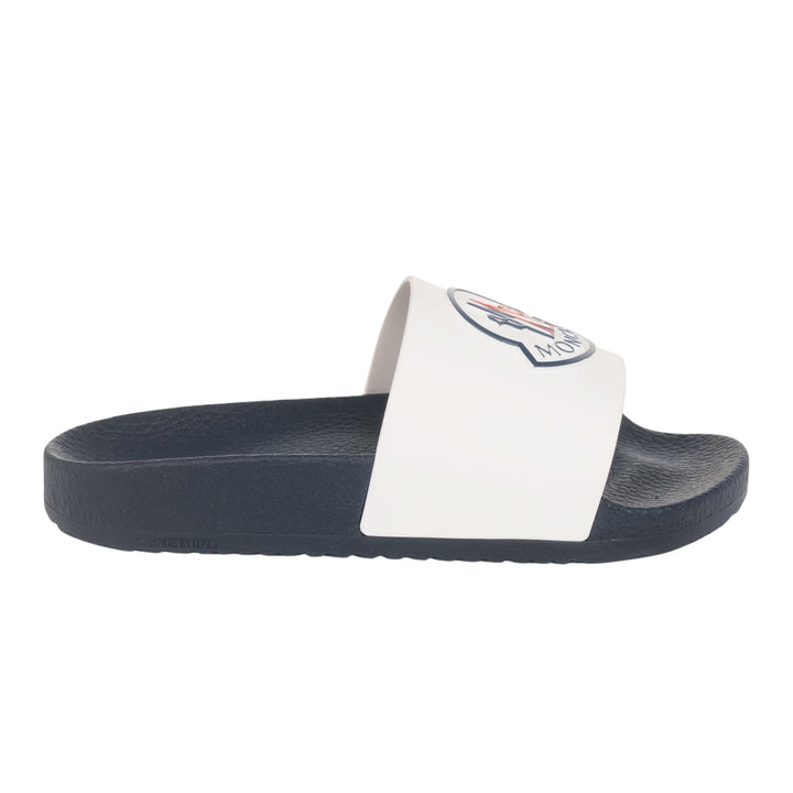 Moncler Petit Basile Navy Slides