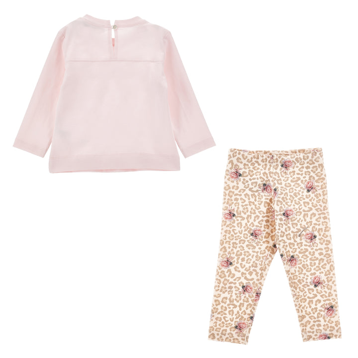 Monnalisa Baby Girls Leopard Ensemble