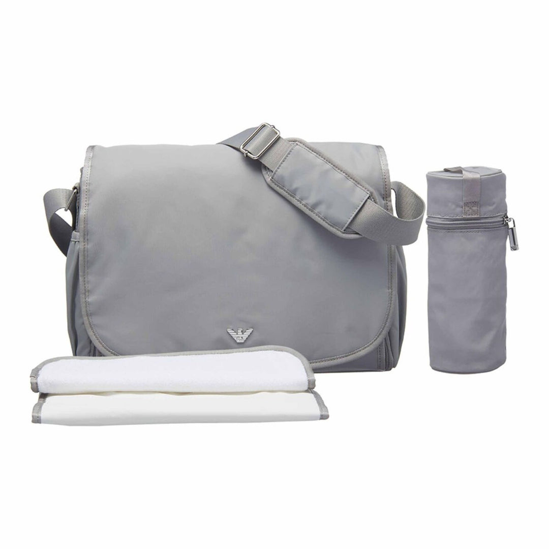 Emporio Armani Grey Diaper Bag