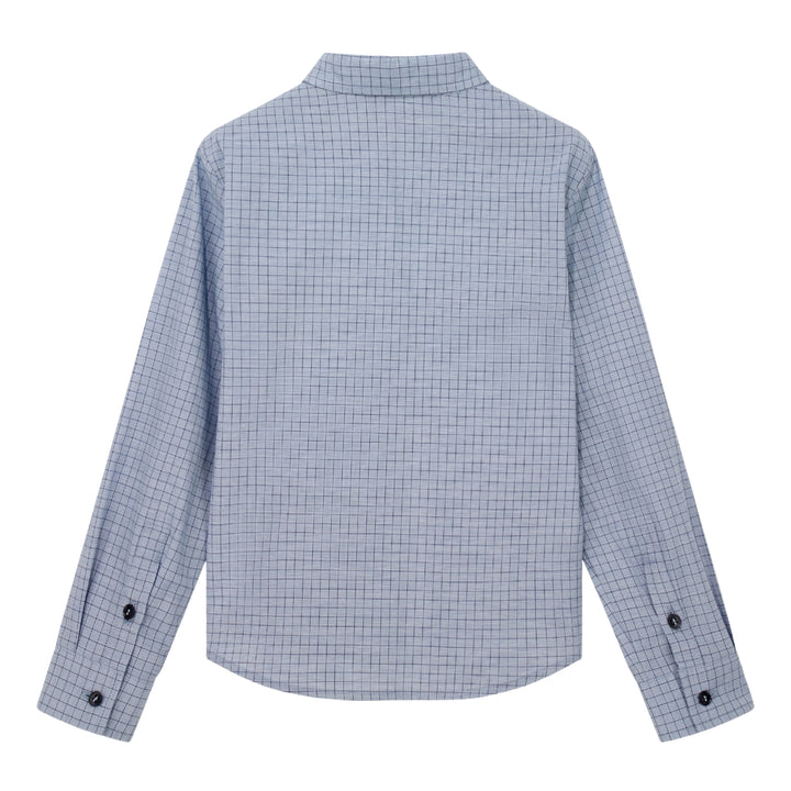 Emporio Armani Blue Checkered Shirt