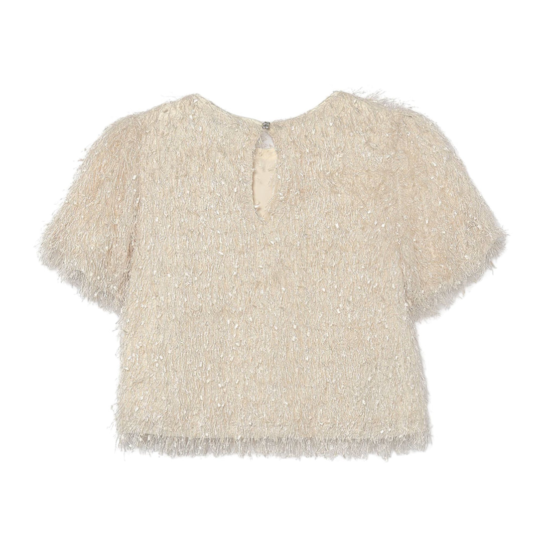 Mayoral Ivory Fringe Top