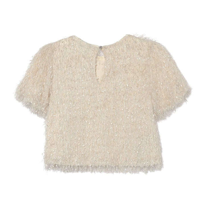 Mayoral Ivory Fringe Top