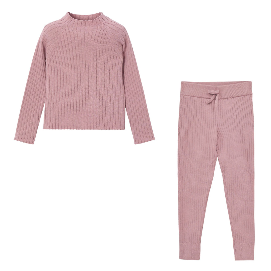 Mayoral Ribbed Pink Ensemble