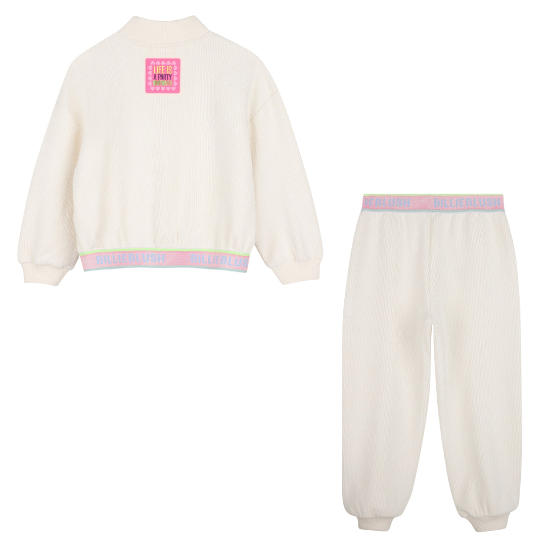 Billieblush Ivory Corduroy Tracksuit