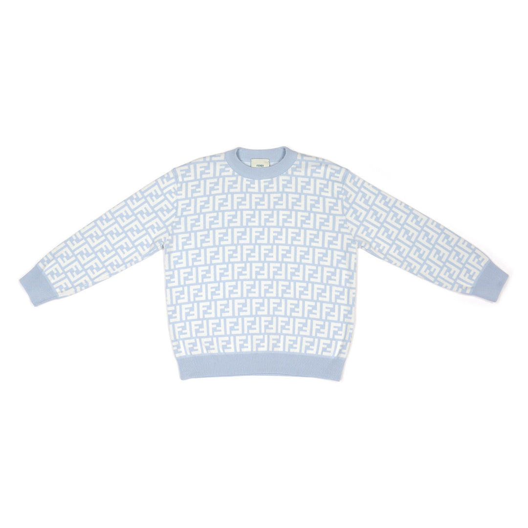 Fendi Blue FF Sweater