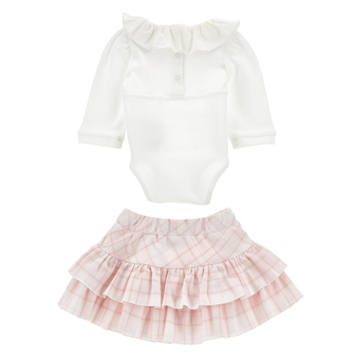 Monnalisa Baby Girls Tartan Ensemble