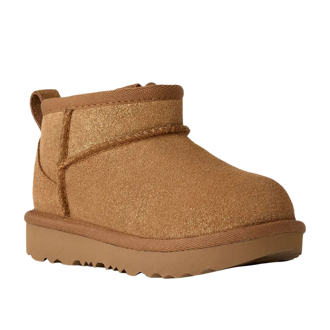 UGG Baby Girls Classic Ultra Mini Dazzle Chestnut
