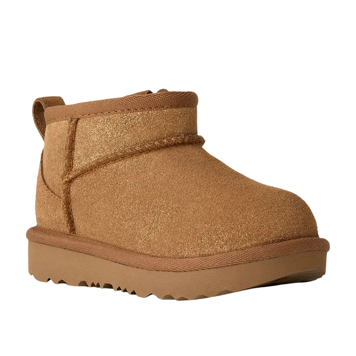 UGG Baby Girls Classic Ultra Mini Dazzle Chestnut