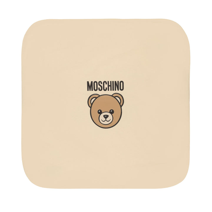 Moschino Baby Beige Blanket