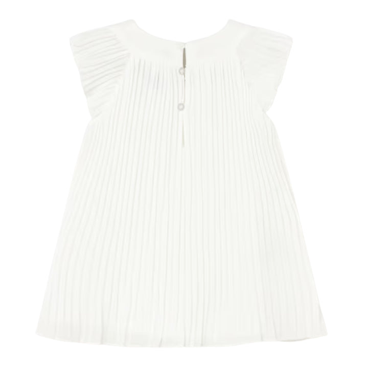 Mayoral Baby Girls Natural Pleated Dress