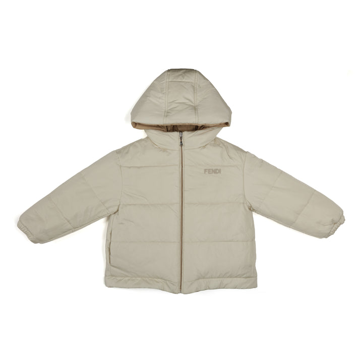 Fendi Neutral Reversible Puffer Jacket