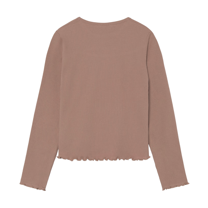 Mayoral Pink Ribbed Shirt