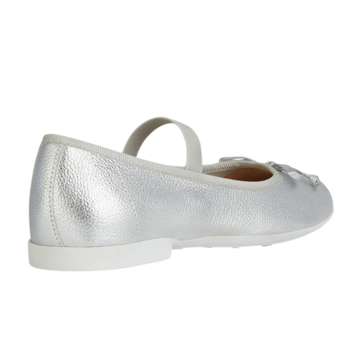 Geox Plie Silver Ballerinas
