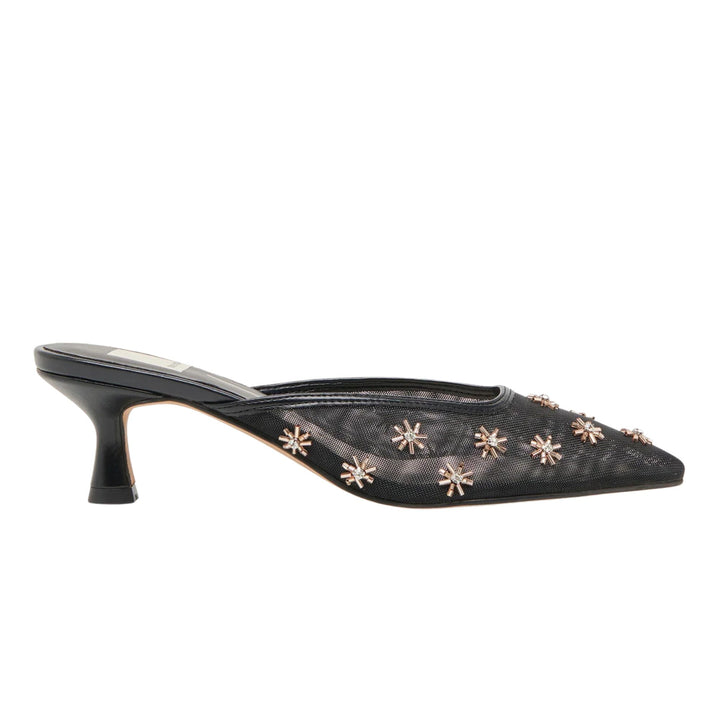 Dolce Vita Womens Clara Black Kitten Heels