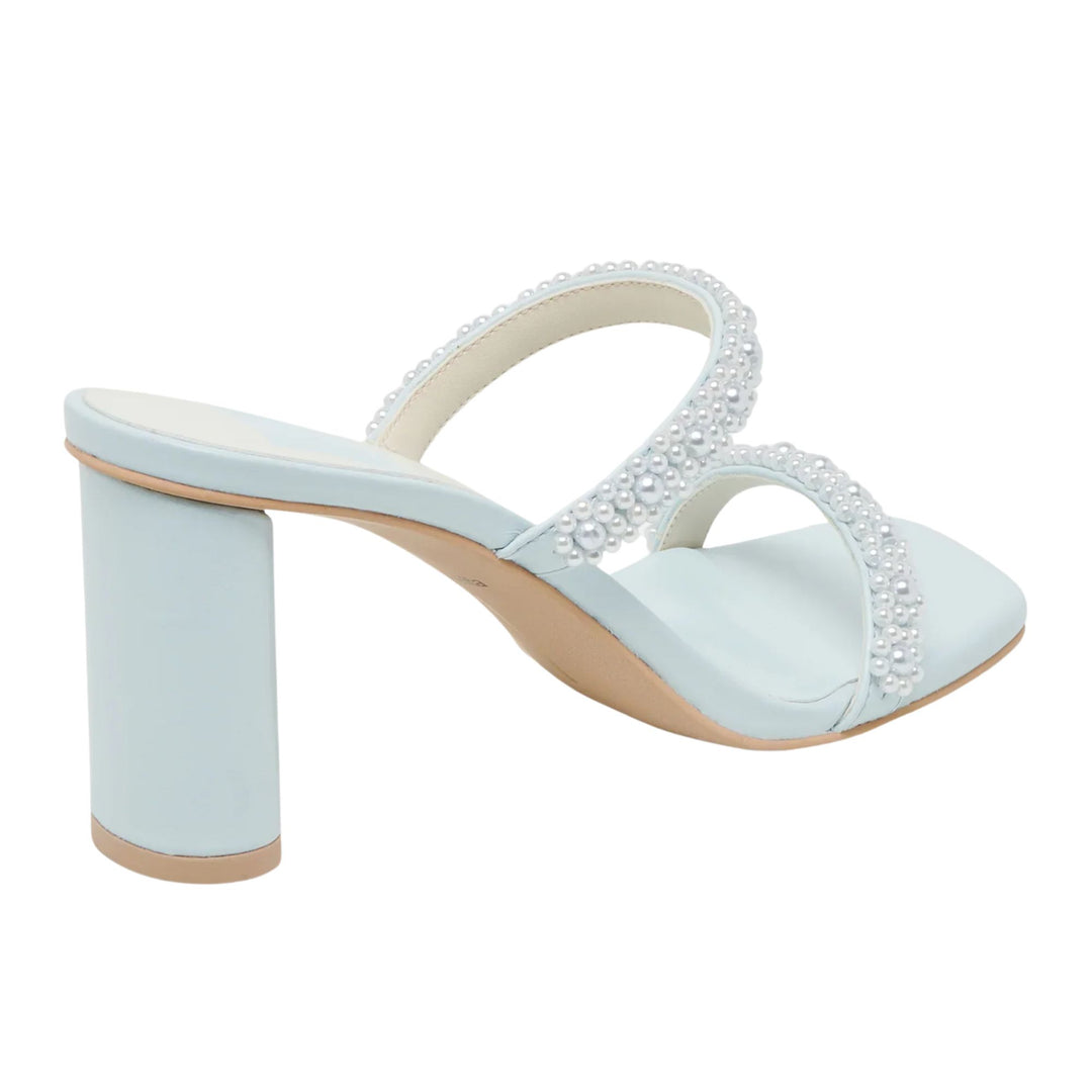 Dolce Vita Womens Nolah Pearl Ice Blue Heels