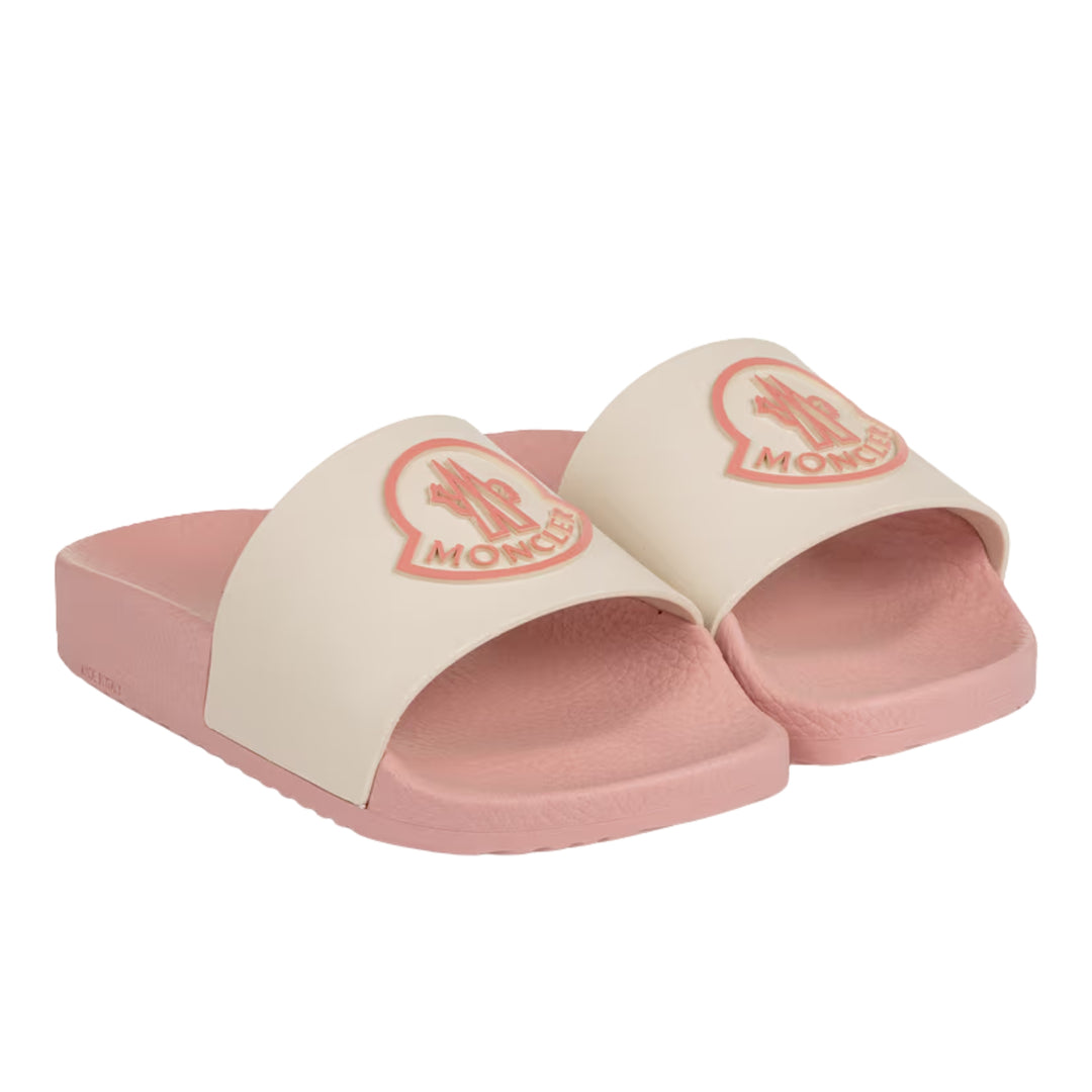 Moncler Petit Basile Pink Slides