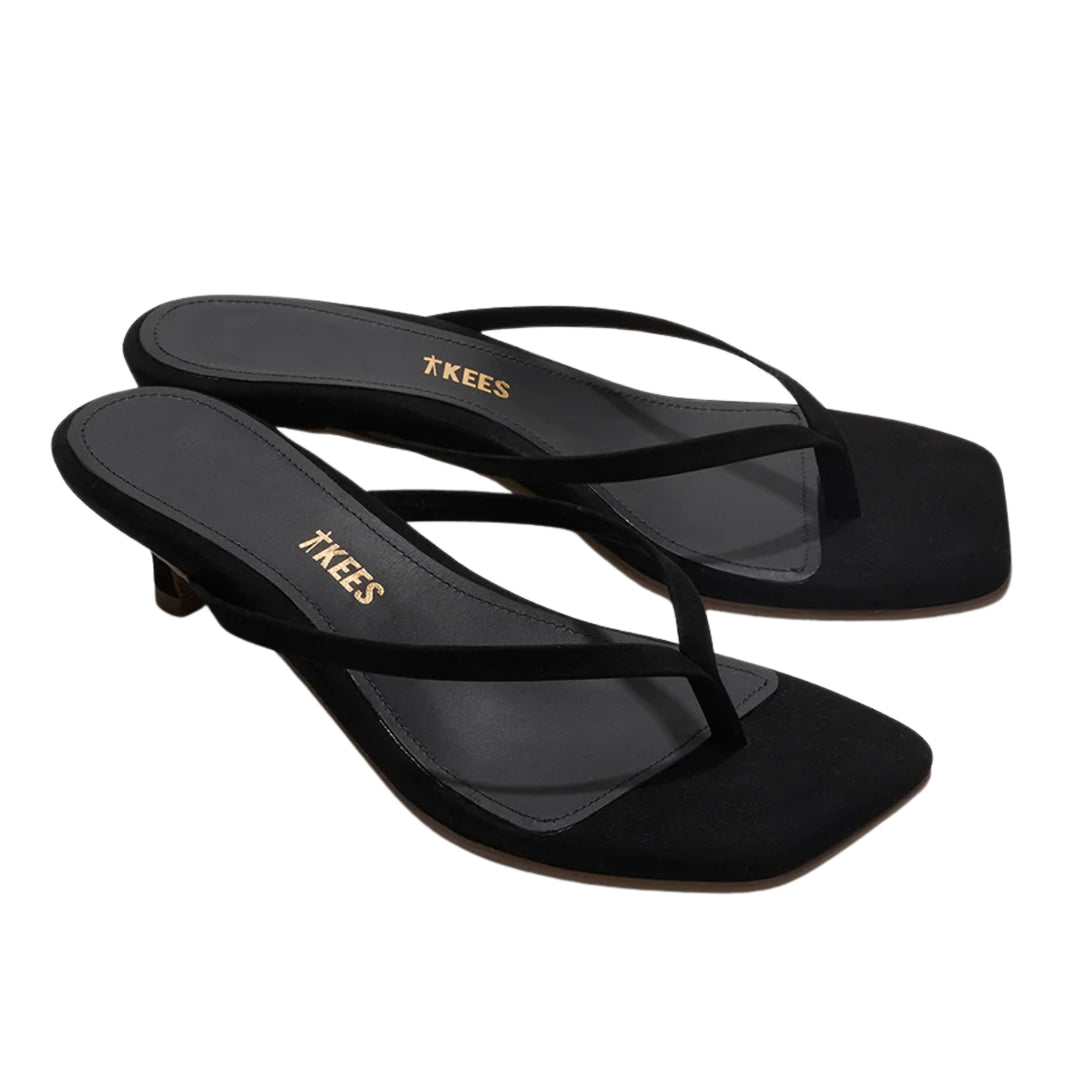 TKEES Womens Square Toe Julia Suede Sable