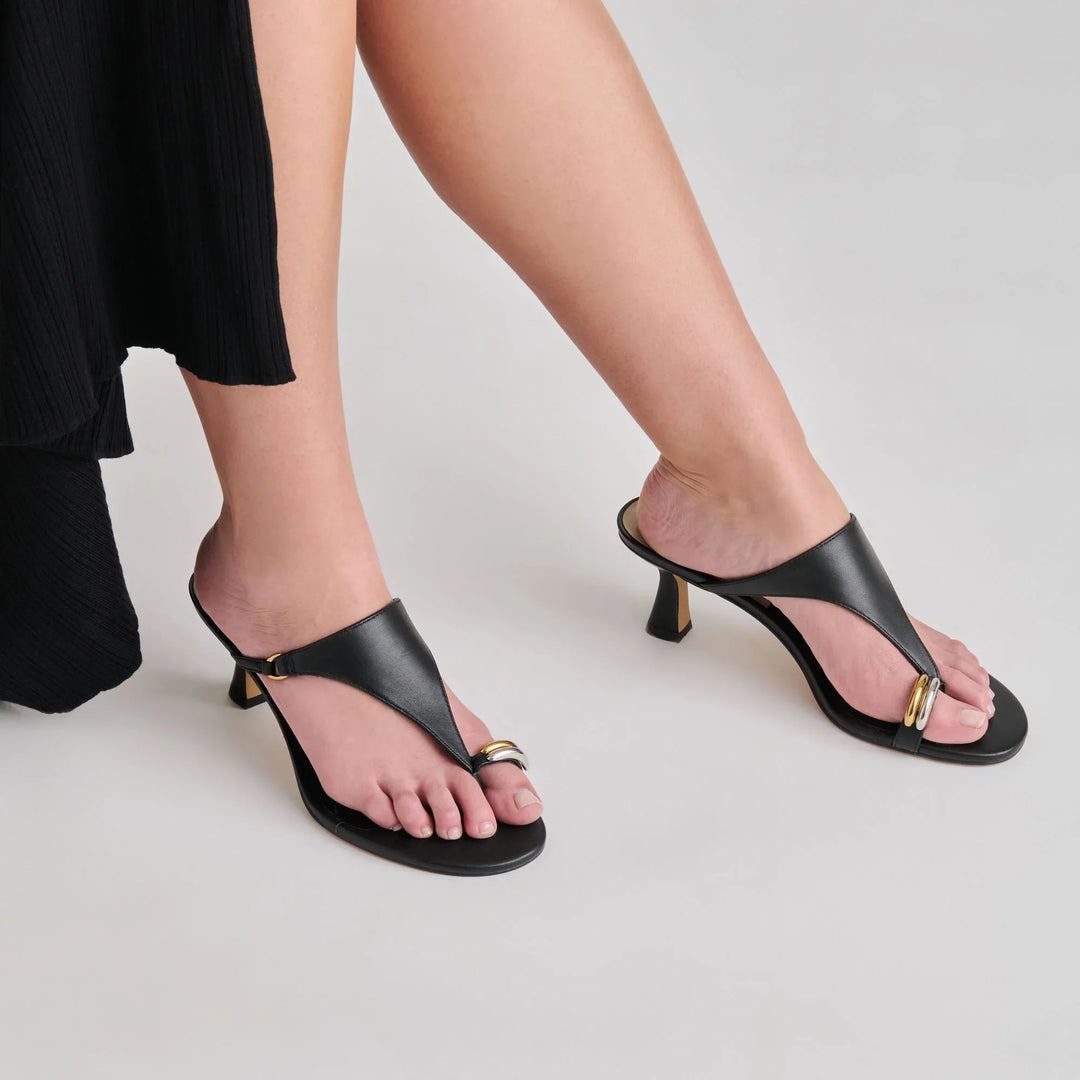 Dolce Vita Womens Derrel Black Leather