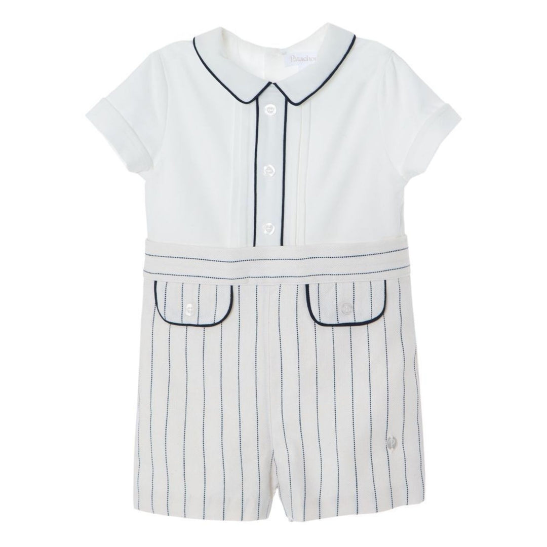 Patachou Baby Boys Striped Romper