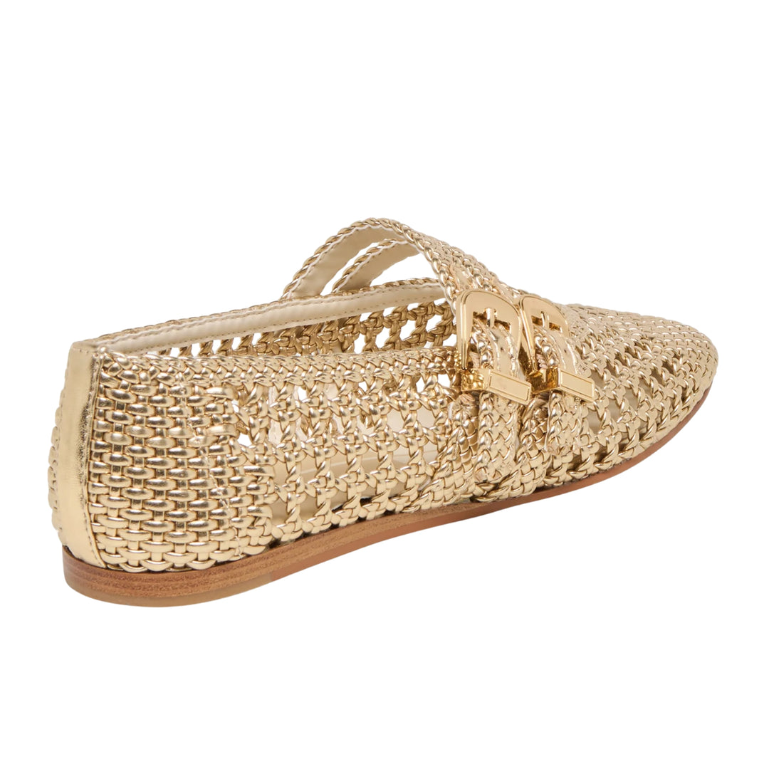 Dolce Vita Womens Baylee Woven Gold Stella
