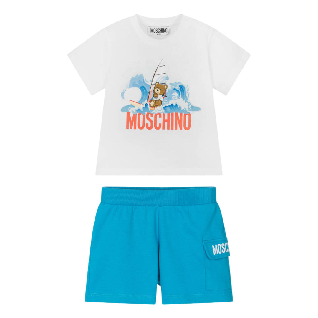 Moschino Baby Boys Surfing Bear Ensemble