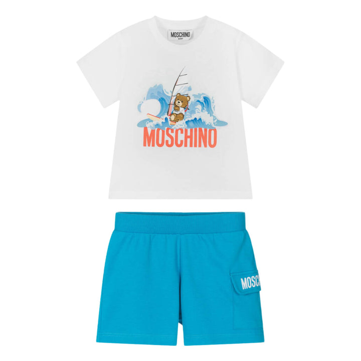Moschino Baby Boys Surfing Bear Ensemble