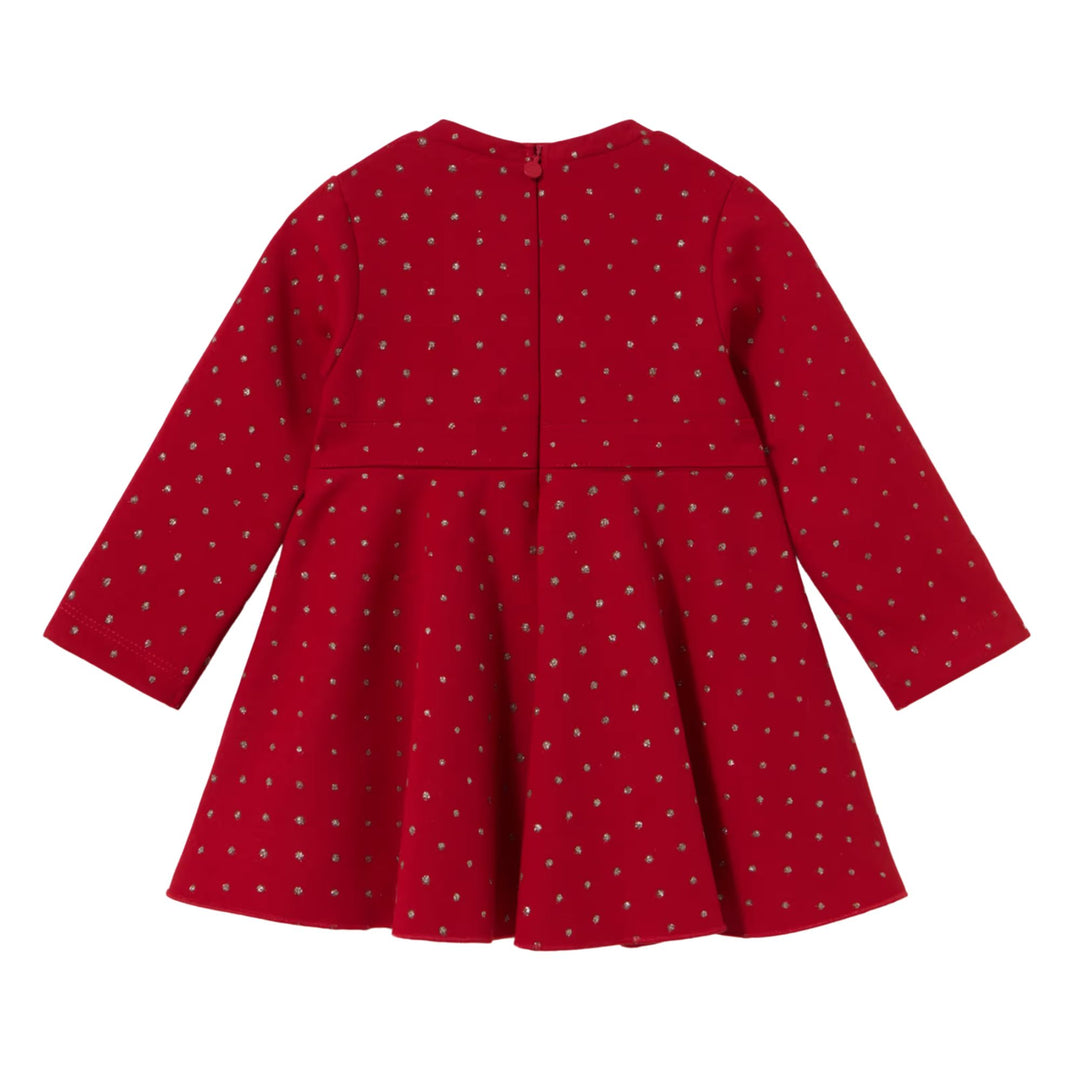 Mayoral Baby Girls Red Sparkle Dress