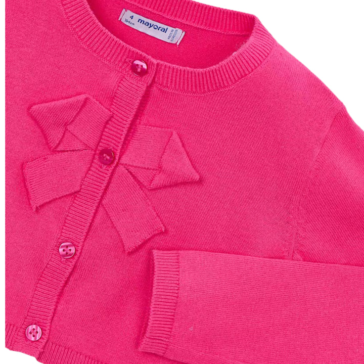 Mayoral Knit Crop Clover Cardigan