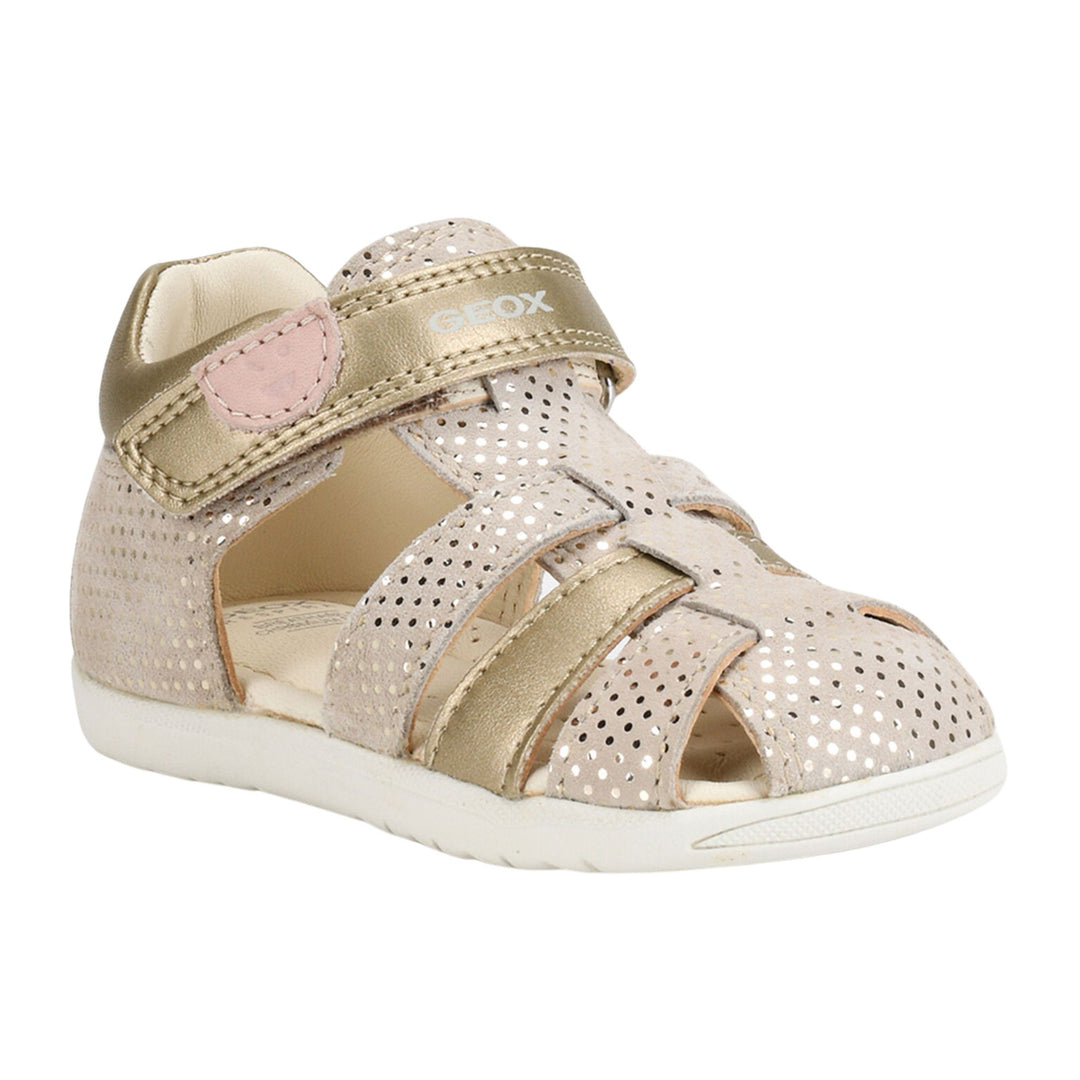 Geox Baby Girl Macchia Gold Sandals