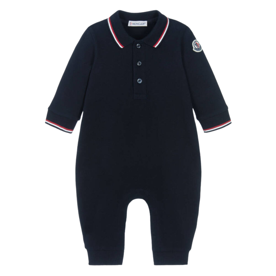 Moncler Baby Boys Navy Romper