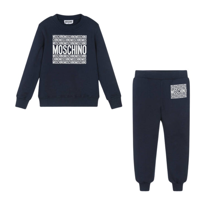 Moschino Text Navy Ensemble