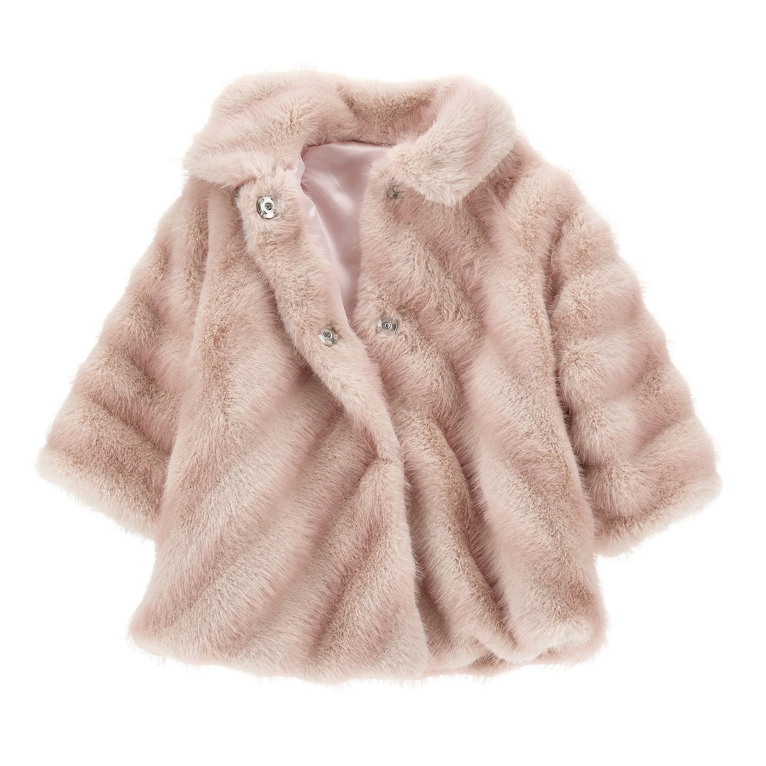 Monnalisa Faux Fur Coat