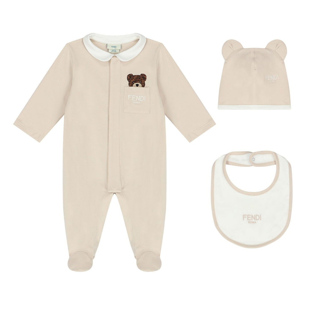 Fendi Baby Peek-A-Boo Pyjama Set