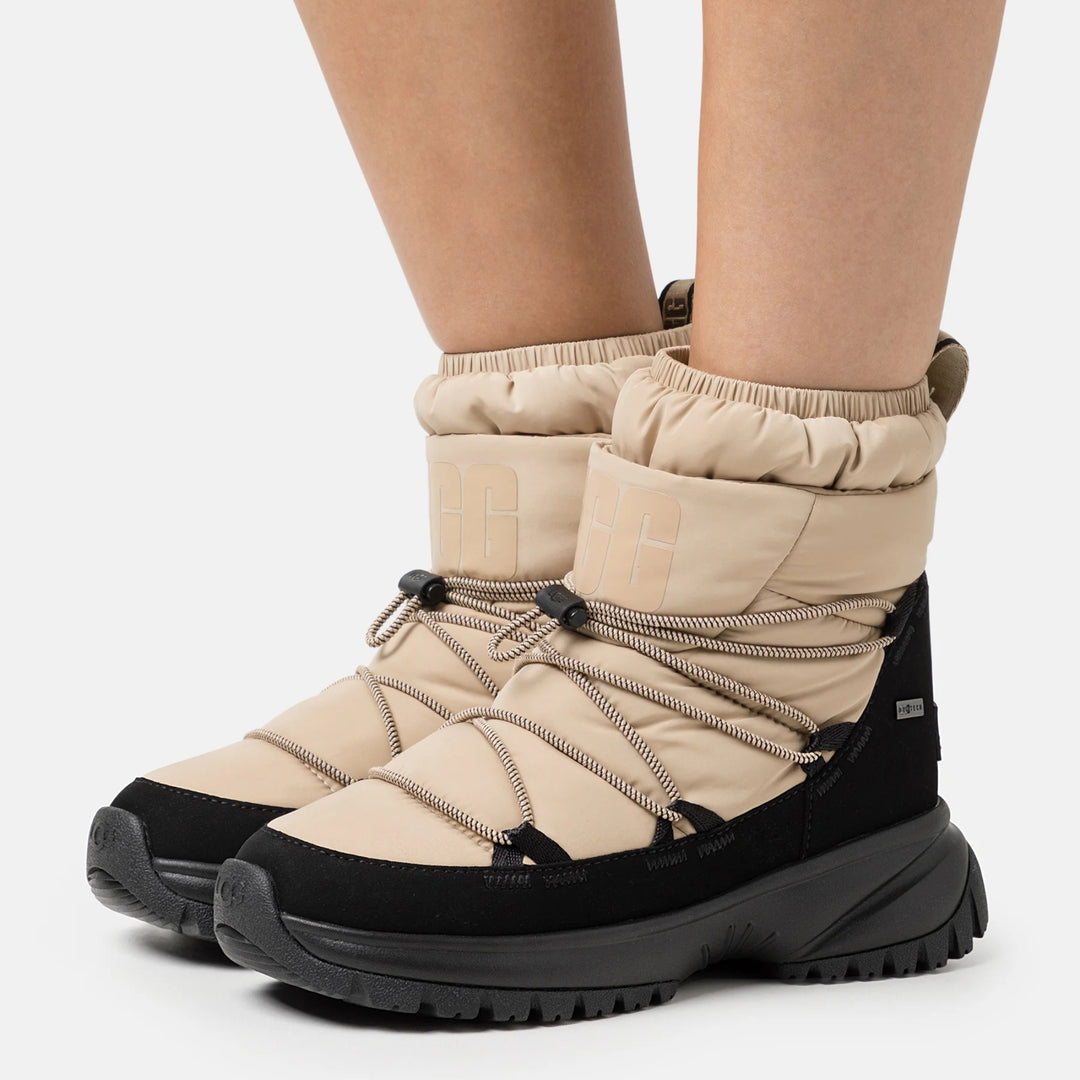UGG Womens Yose Puffer Mid Beige