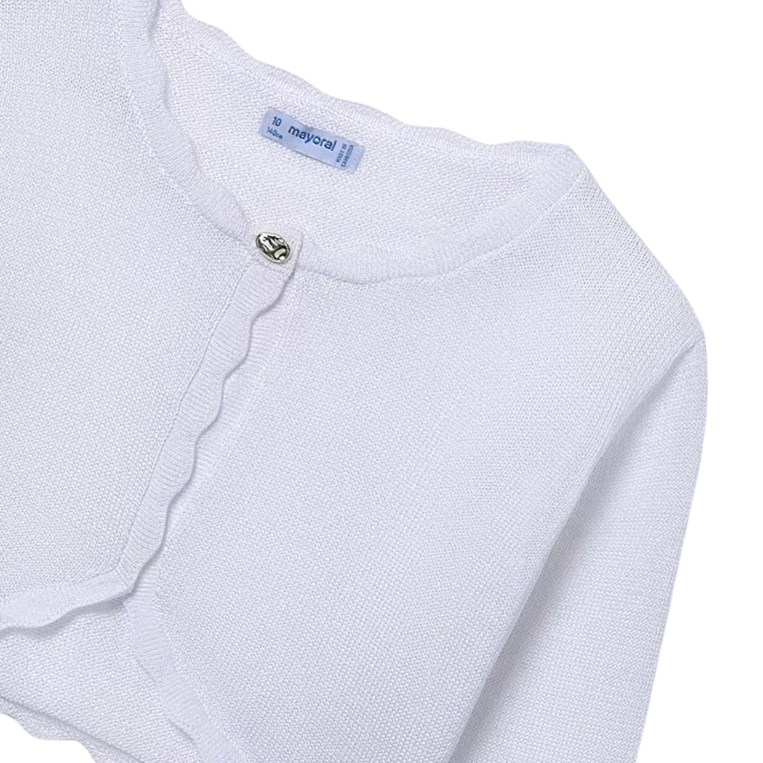 Mayoral White Cardigan
