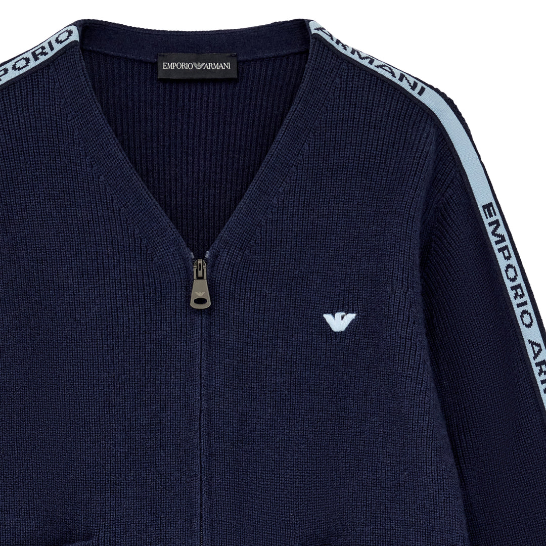 Emporio Armani Navy Cardigan