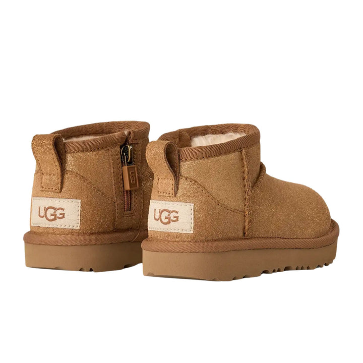 UGG Baby Girls Classic Ultra Mini Dazzle Chestnut
