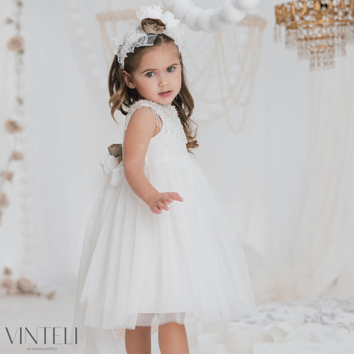 Vinteli Baby Girls Baptismal 6405 Dress